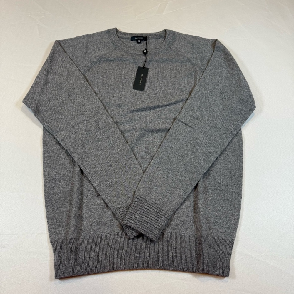 Turtleson Hardy Luxe Sweater Gray Size Small NWT MSRP $200